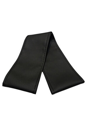 Mercedes W124 Kasa E200 Uyumlu Direksiyon Kılıfı Dikmeli Siyah Deri/Siyah Dikişli