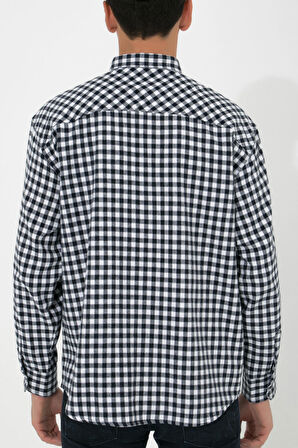 Adam Boxes Oversize Adam Boxes Oduncu Gömlek N-Bosquedor - Lacivert