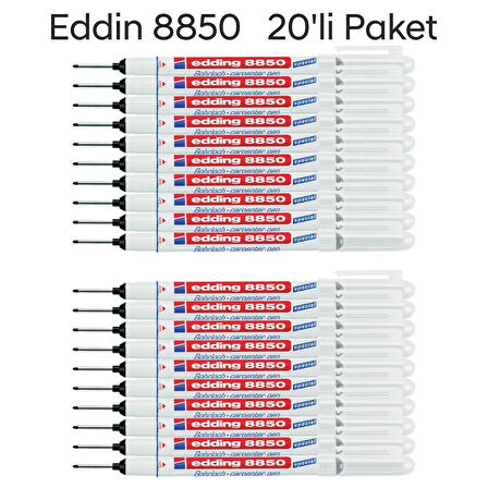 Edding 8850 Montaj İşaretleme ve Marangoz Kalemi 20'li Paket