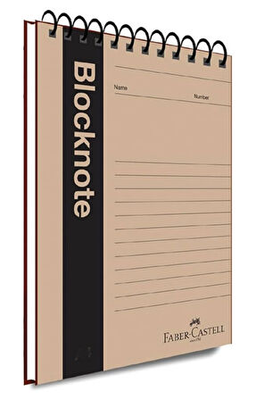 FABER-CASTELL  BLOKNOT KRAFT A5 DÜZ 80 YAPRAK (000475)
