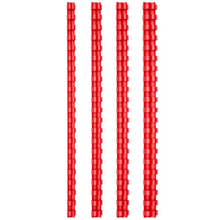 Bigpoint Plastik Spiral 18 mm Kırmızı 100'lü Kutu