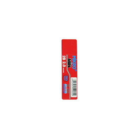 Mikro Kurşun Kalem Ucu Kırmızı 2.0 90 mm