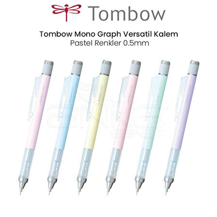 Tombow Mono Graph Versatil Kalem Pastel Renkler 0.5mm