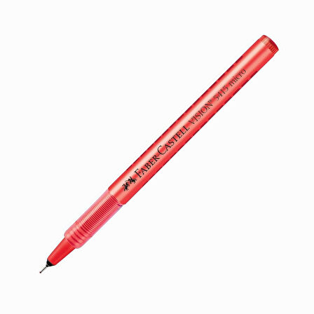 FABER-CASTELL 5415 VİSİON İĞNE UÇLU ROLLER KALEM 0.3 KIRMIZI (541521)