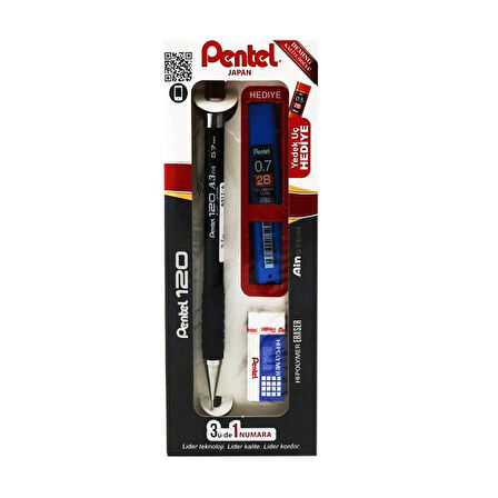 PENTEL A315 VERSATİL KALEM 0.5mm+UÇ+SİLGİ SETİ