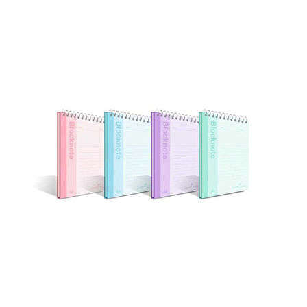 Faber A4 Bloknot 80 yp. Pastel Renkler Düz 5075000422