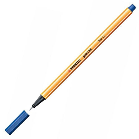 Stabilo Point 88/41 Mavi İnce Uçlu Keçeli Kalem (0,4 mm)