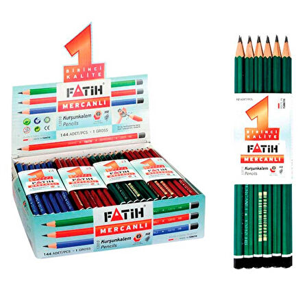 Fatih HB Mercanlı Kurşun Kalem (12 li Paket)