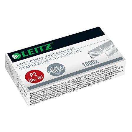 Leitz 5577 Zımba Teli Küçük Boy No:10 (1000 li Kutu)