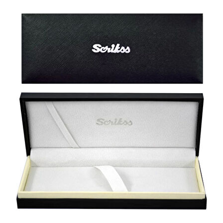 Scrikss Honour 38 Dolma ve Tükenmez 2’li Kalem Seti Karbon Gri