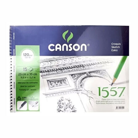 CANSON 35x50 SPR.RESİM DEF.15 Lİ 120g CAN-120-3550