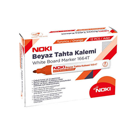Noki Beyaz Yazı Tahtası Kalemi Turuncu