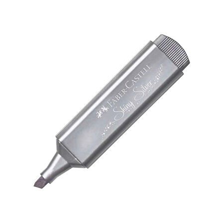 Faber Castell Fosforlu Kalem 46 Metalik Gümüş Shinny Silver