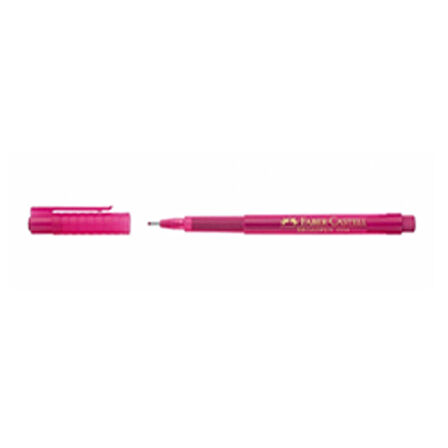 Faber Castell 1554 Broadpen Keçeli Kalem İnce Uç 0.8 mm Pembe