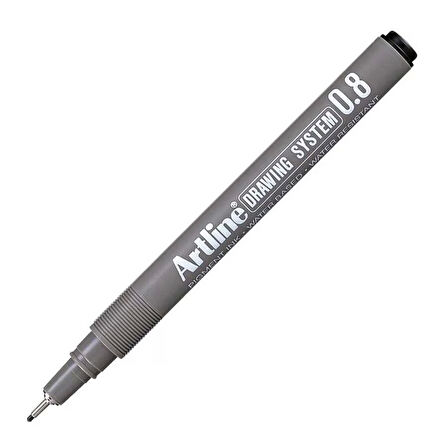 Artline 238 Çizim Kalemi Drawing System 0.8 mm Siyah