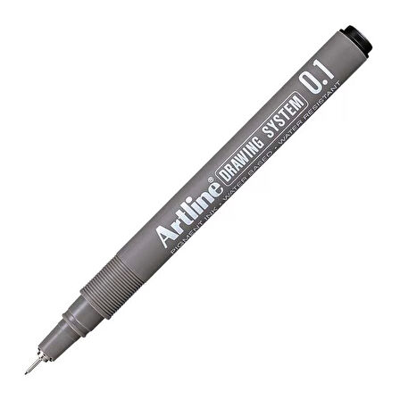 Artline 231 Çizim Kalemi Drawing System 0.1 mm Siyah