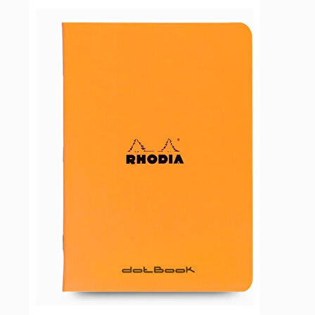 Rhodia Stapled Noktalı Defter Turuncu A5