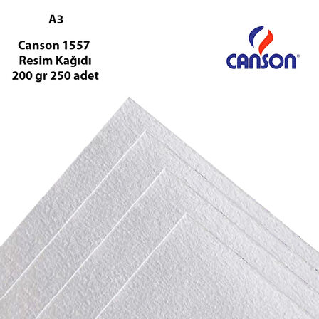 Canson 1557 Resim Kağıdı 200g 250 Adet