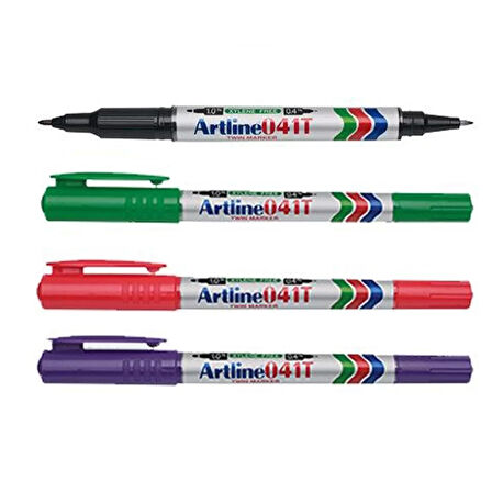 Artline Twin Marker Permanent Kalemi 041T Set 1
