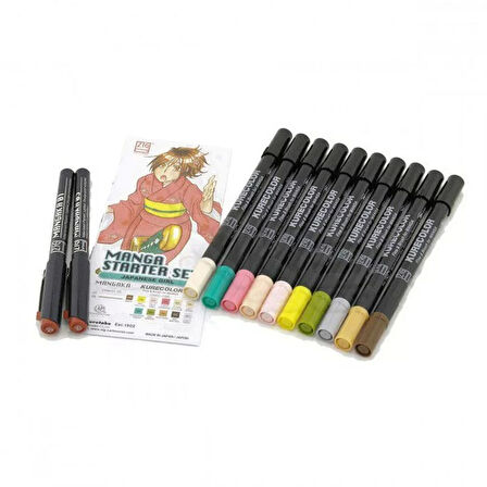 Zig Manga Kalem Seti-Starter Set Japanese Girl