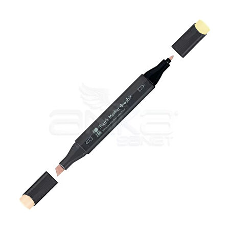 Marabu Graphix Sketch Marker Çift Uçlu Kalem 903 Rose Beige