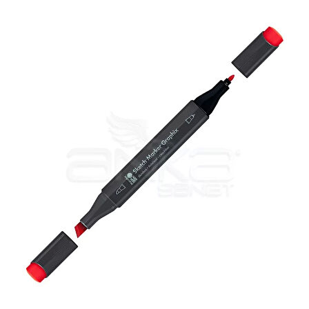 Marabu Graphix Sketch Marker Çift Uçlu Kalem 936 Vermilion