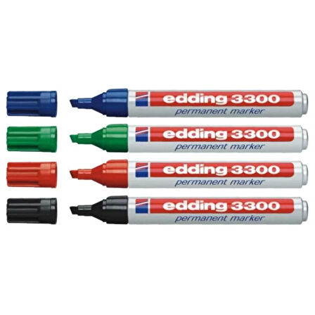 Edding 3300 Kesik Uçlu Permanent Markör Kalemi 1-5mm