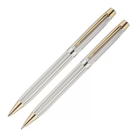 Scrikss 722W Gold-Chrome (Tükenmez-Kurşun)