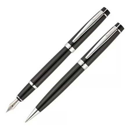 Scrikss 38 Siyah Krom (Dolma-Tükenmez)