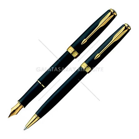 Parker Dolmakalem + Tükenmez Sonnet Mat Siyah GT