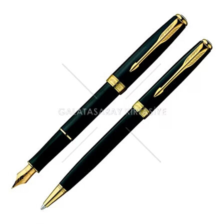 Parker Dolmakalem + Tükenmez Sonnet Lake Siyah GT