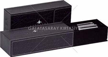 Steelpen Dolmakalem + Tükenmez Plus Siyah Krom Desenli 5083