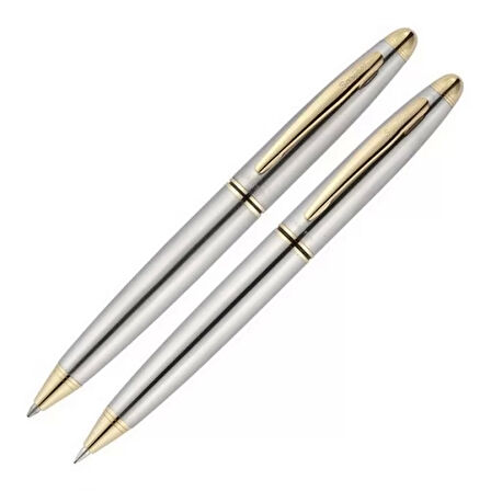 Scrikss 88 Gold-Chrome (Tükenmez-Kurşun)