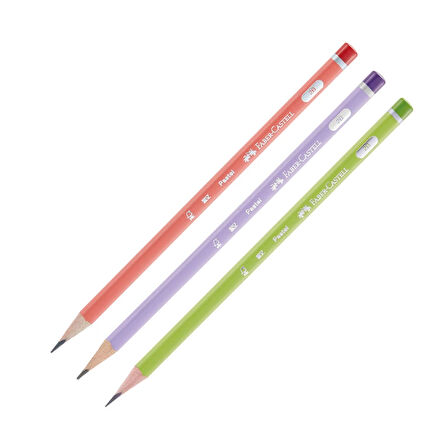 FABER-CASTELL PASTEL ÜÇGEN MERCANLI KURŞUN KALEM 2B (5244321605)