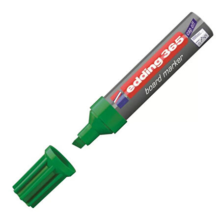 EDDİNG 365 BEYAZ TAHTA KALEMİ KESİK UÇ YEŞİL 2-7mm