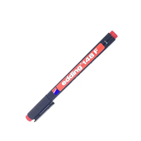 EDDİNG ASETAT KALEMİ 0.6mm KIRMIZI 1Lİ BLİSTER