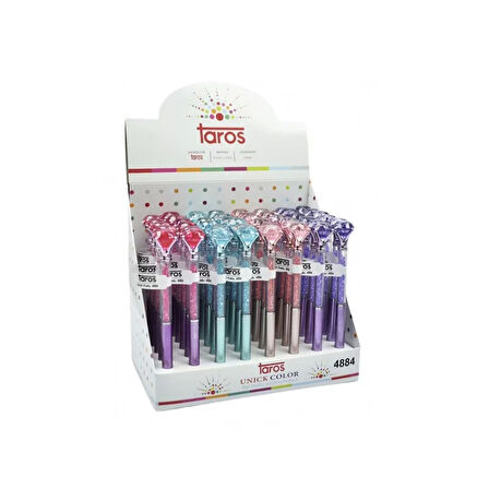 UNİCK COLOR 4886 ELMAS TEPELİ BEAUTİFUL JEL KALEM