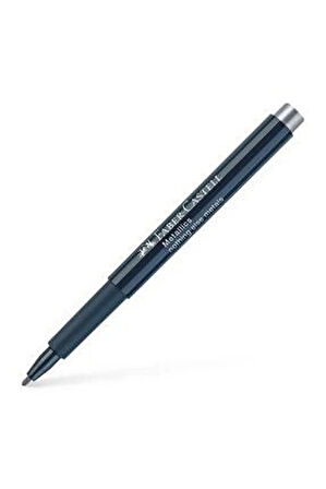 FABER-CASTELL ÇOK AMAÇLI MARKÖR METALİK GÜMÜŞ (160751)