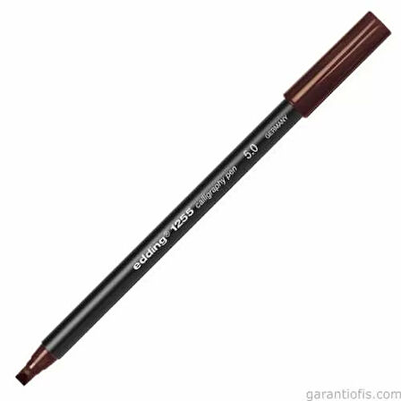 Edding 1255 Koyu Kahve Kaligrafi Sanatı Kalemi (5 mm Uç)