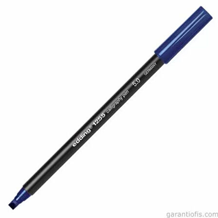 Edding 1255 Çelik Mavisi Kaligrafi Sanatı Kalemi (5 mm Uç)