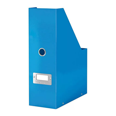 Leitz 6047 Magazinlik Kutu Klasör WOW Metalik Mavi