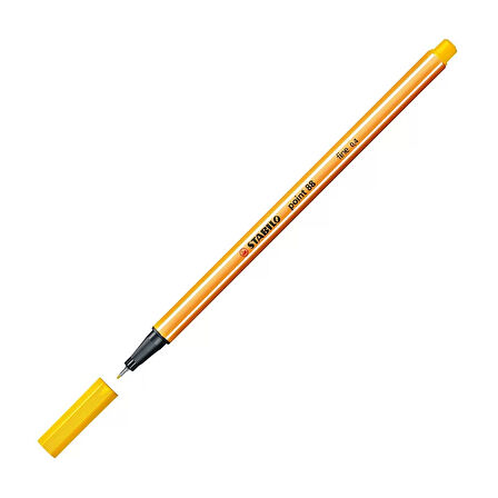 STABİLO 88 POİNT FİNELİNER KEÇE UÇLU KALEM 0.4mm 44 SARI