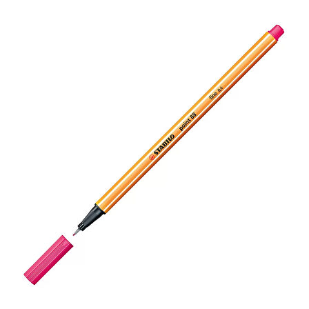 STABİLO 88 POİNT FİNELİNER KEÇE UÇLU KALEM 0.4mm 56 PEMBE