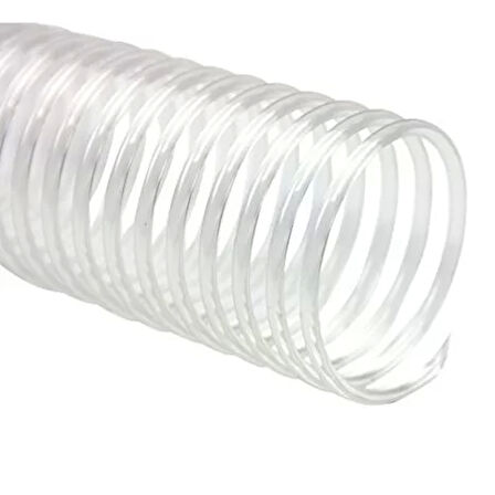 Sarff 28mm Şeffaf Helezon Spiral 215 Yaprak Kapasiteli (50 li Kutu)