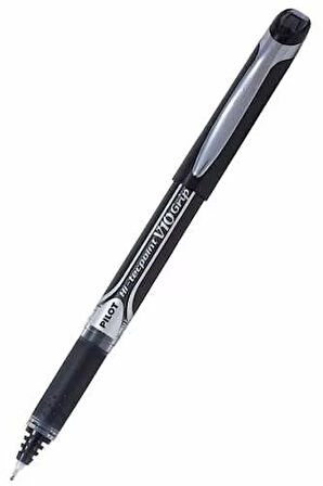 Pilot Hi-Tecpoint V10 Grip Siyah iğne Uçlu Roller Kalem (1,0mm)