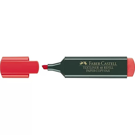 Faber Castell Kırmızı Fosforlu Kalem (5 li Avantajlı Paket)