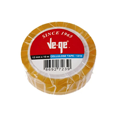 VeGe Selefon Cellulose Bant (12 mm x 10 m)