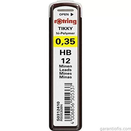 Rotring Tikky Yüksek Kaliteli Kurşun Kalem Ucu 0.3 mm (HB)
