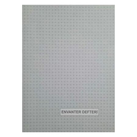 Dilman Numaralı Envanter Defteri 24 Yaprak