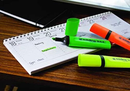 Edding Fosforlu Kalem Karma Renkli Set 344 (5 li Paket)